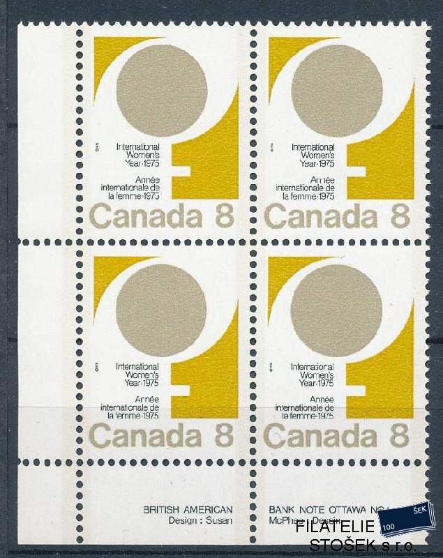 Kanada známky Mi 601 4blok