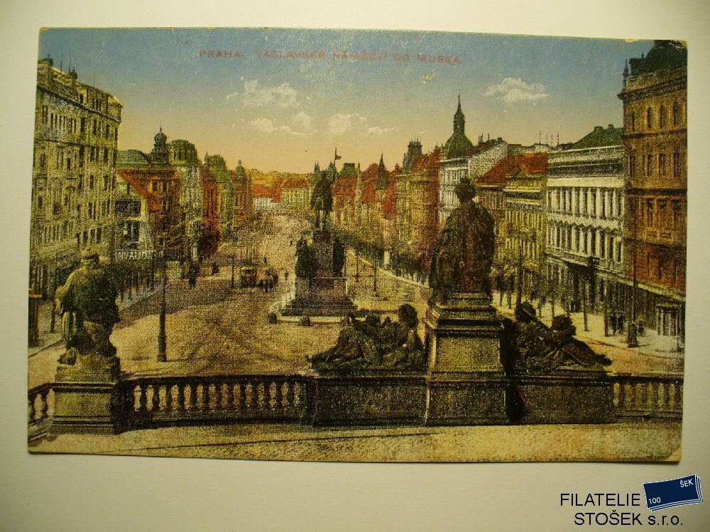 Praha - Václavské námestí - pohledy