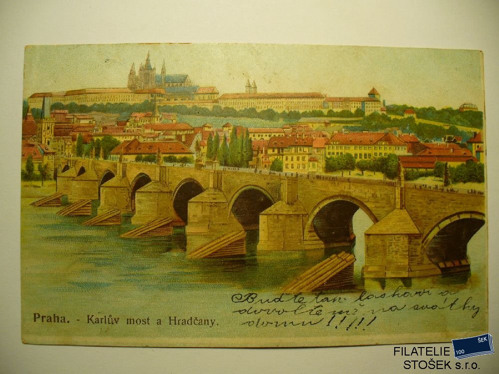 Praha Karlův most a Hradčany  - pohledy