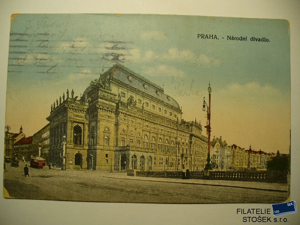 Praha Národní divadlo  - pohledy