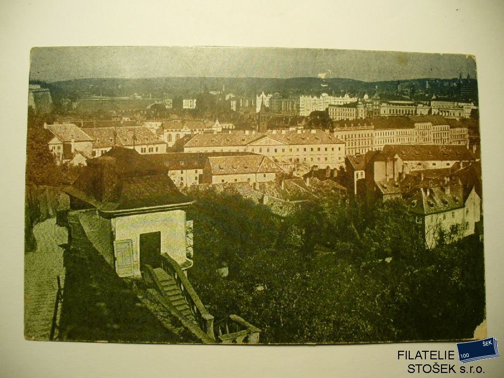 Praha Pohled ze zámeckých schodů  - pohledy