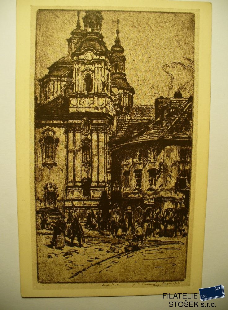 Praha  Kostel sv. Mikuláše  - pohledy