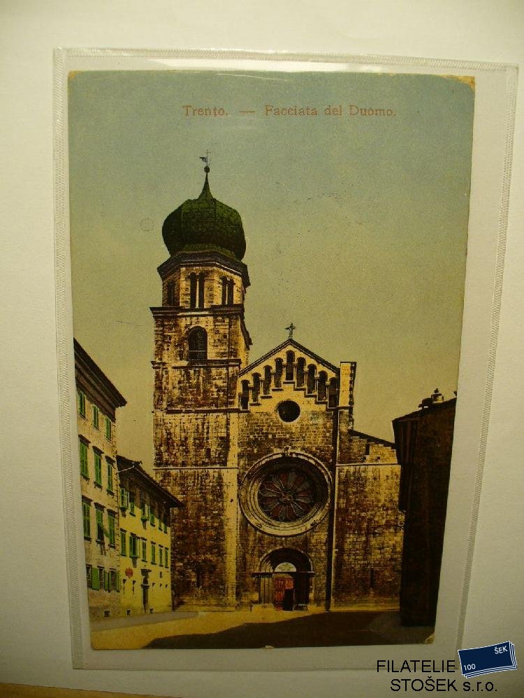 Itálie Trento Facciata del Duomo  - pohledy