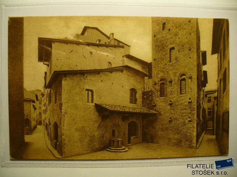 Itálie Firenze Casa degli Alighieri - pohledy