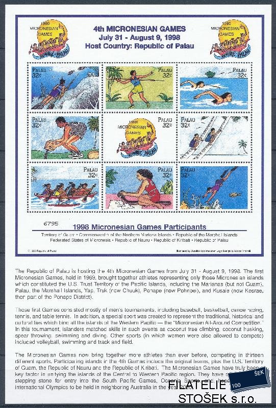 Palau známky Mi 1351-9