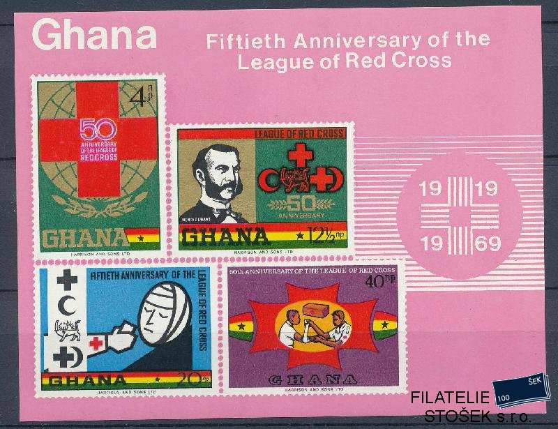 Ghana známky Mi Bl 38 (389-92)