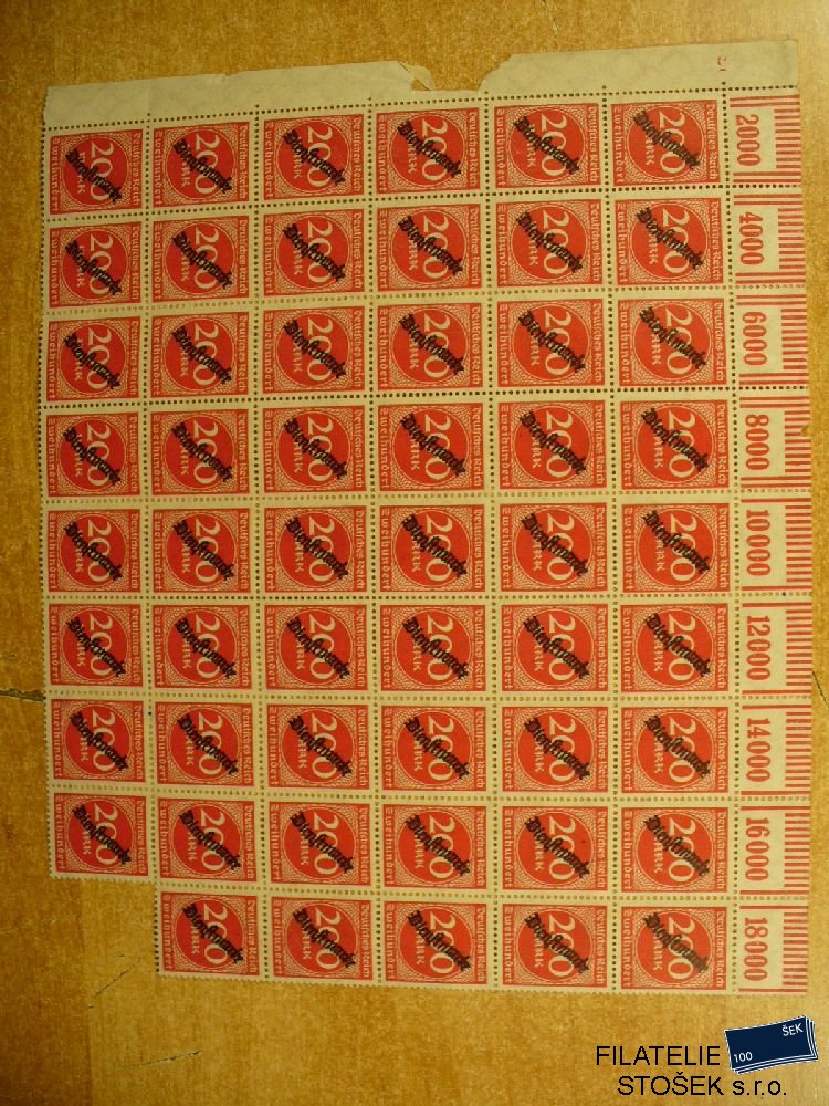 Německo známky Mi D 78 Blok