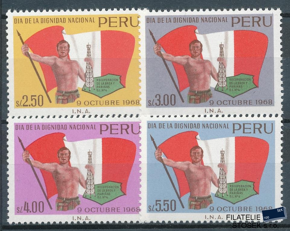 Peru  známky Mi 716-19