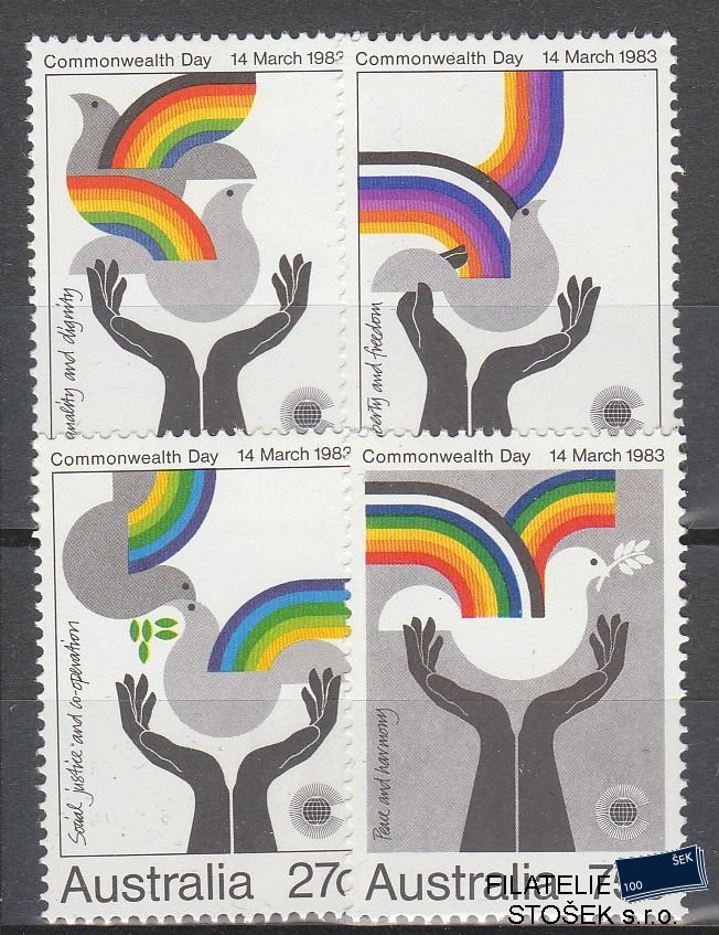 Austrálie známky Mi 831-34