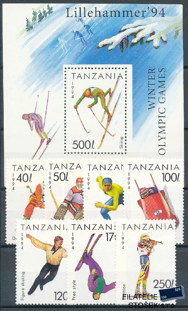 Tanzania známky Mi 1705-11 + Blok 239