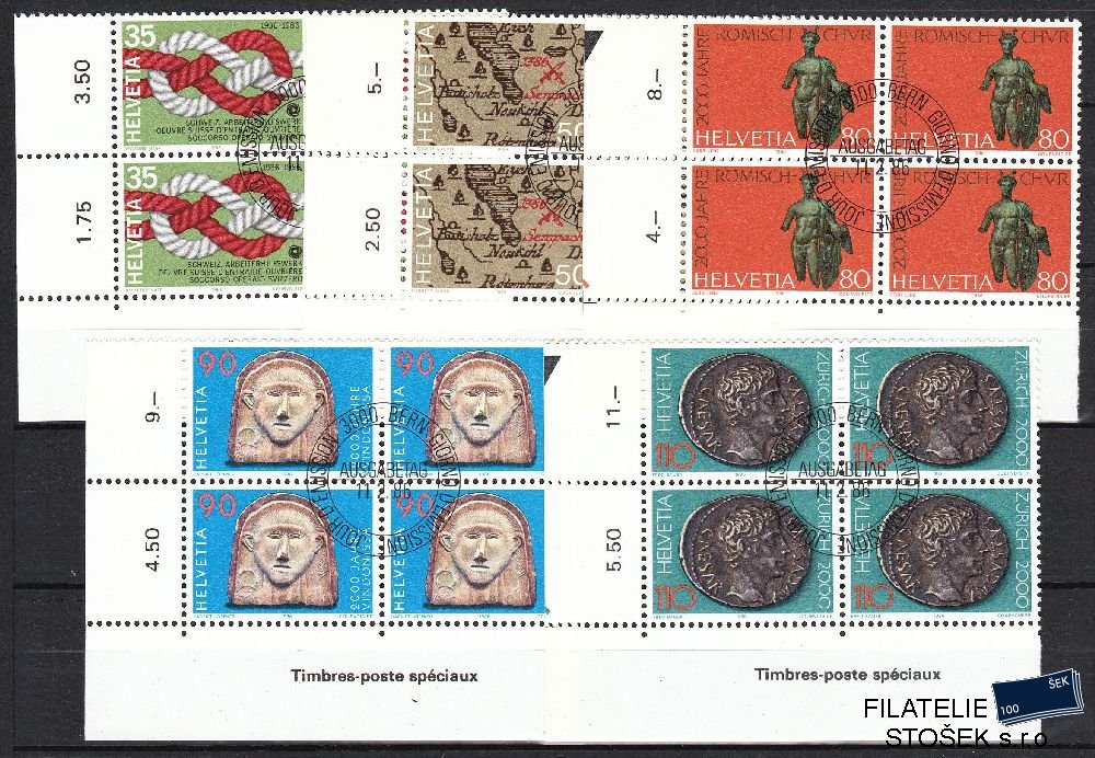 Švýcarsko známky Mi 1308-12 4 Blok