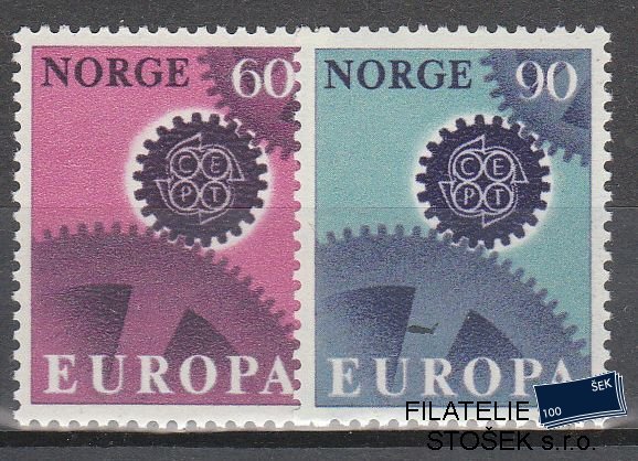 Norsko známky Mi 0555-56