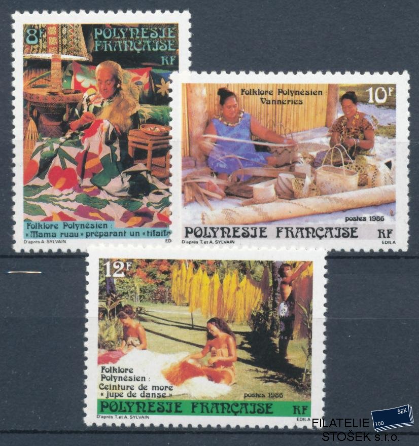 Polynesie známky Mi 457-459