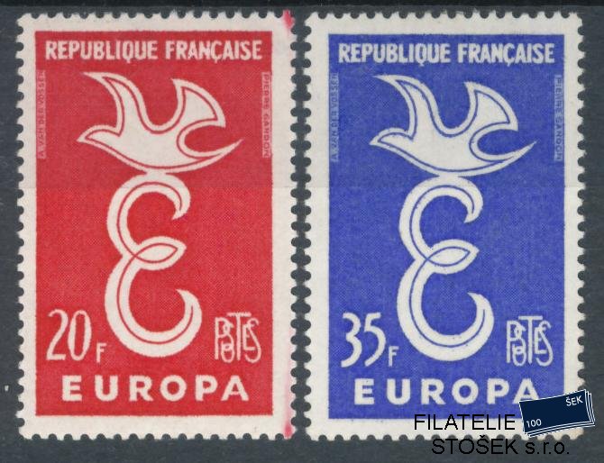 Francie známky Mi 1210-1211