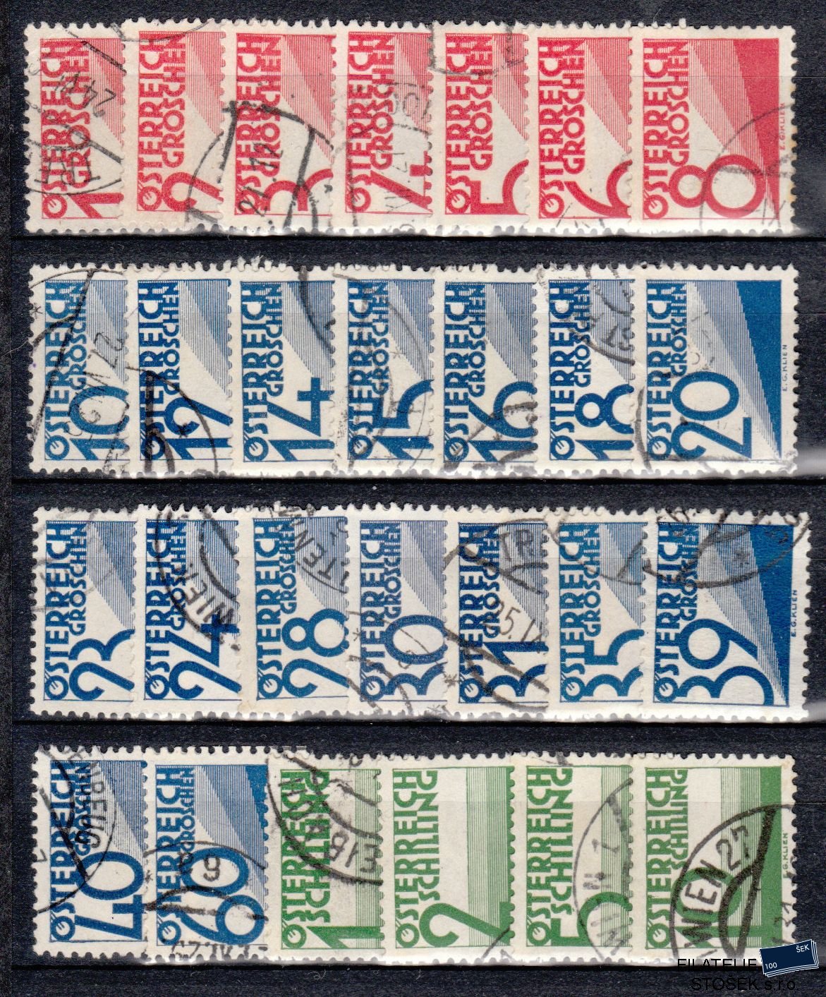 Rakousko známky P 132-58