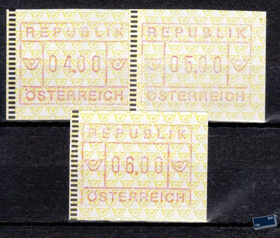 Rakousko známky A 2 3 ks