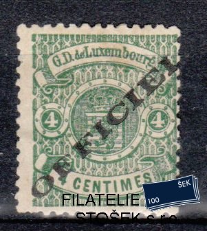 Lucembursko známky Mi D 12 IA Kz