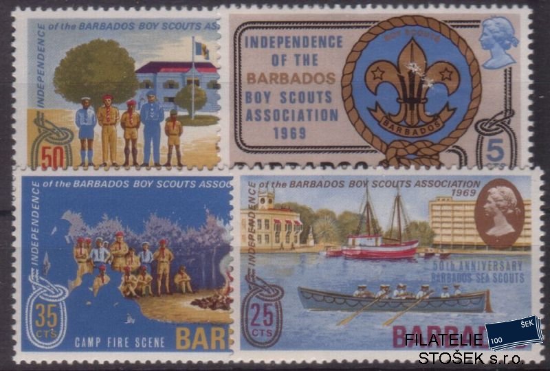 Barbados 292-5+Bl.2