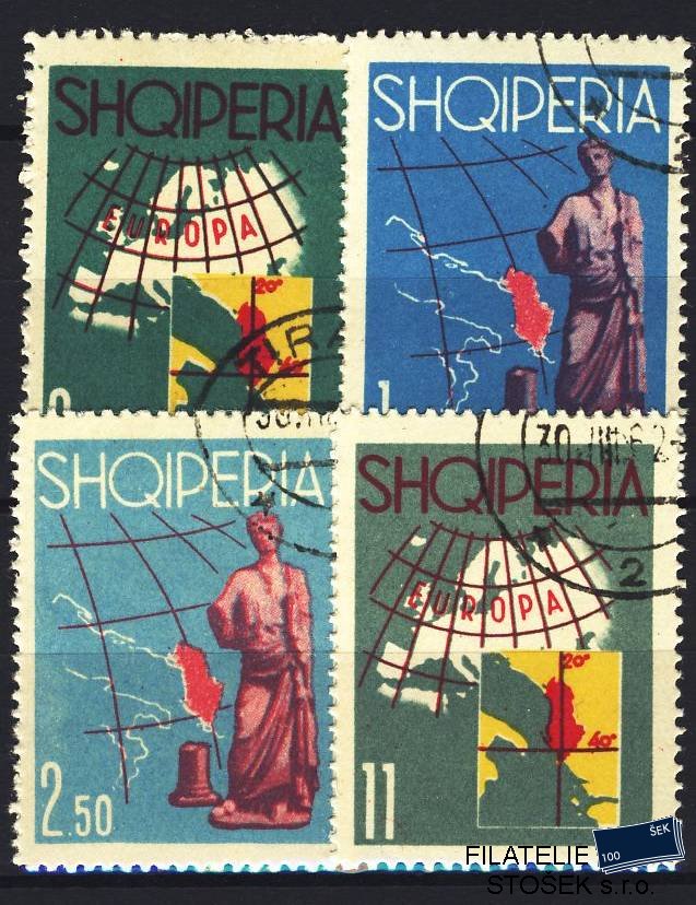 Albánie známky Mi 683-686