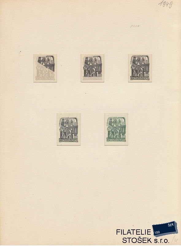 ČSSR známky 525-26 Rytiny