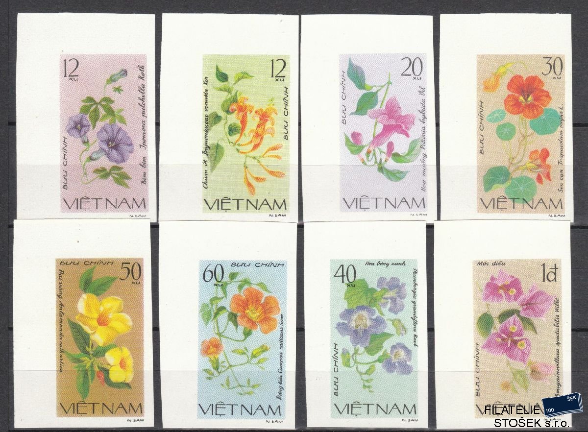 Vietnam  známky Mi 1137-44 - Stříhané