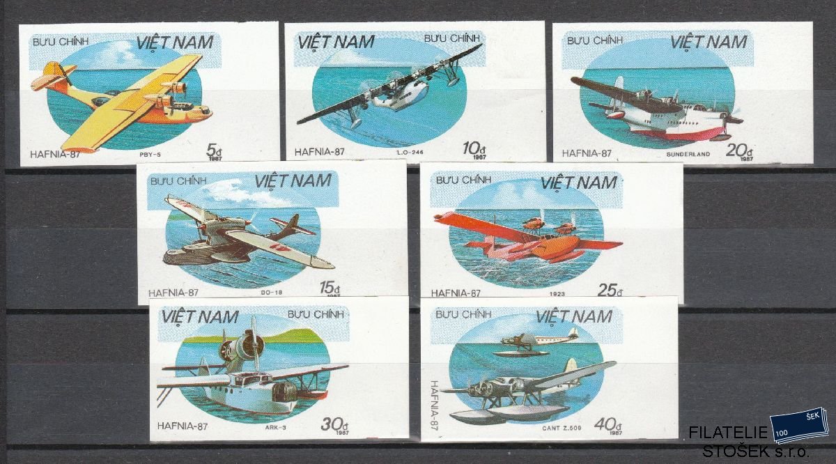 Vietnam  známky Mi 1860-66 - Stříhané