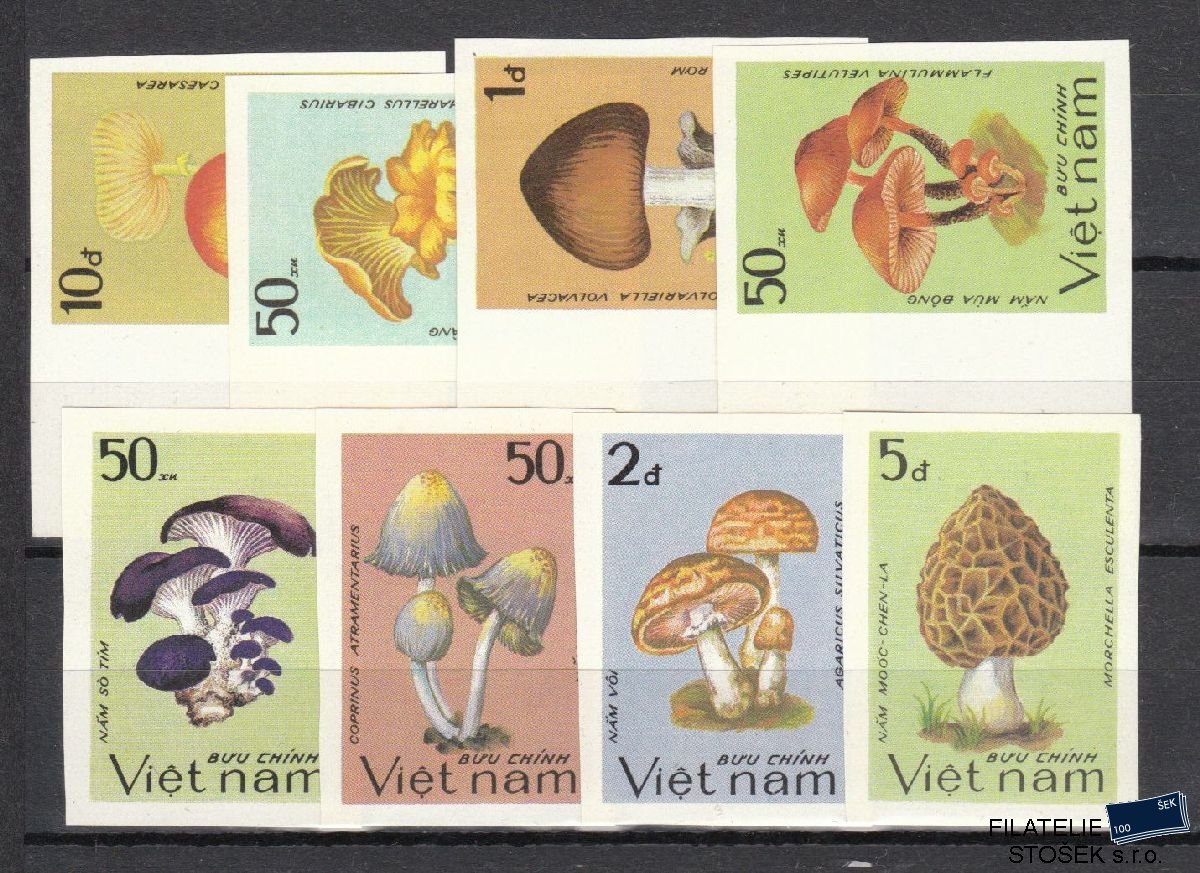 Vietnam známky Mi 1371-78 - Stříhané