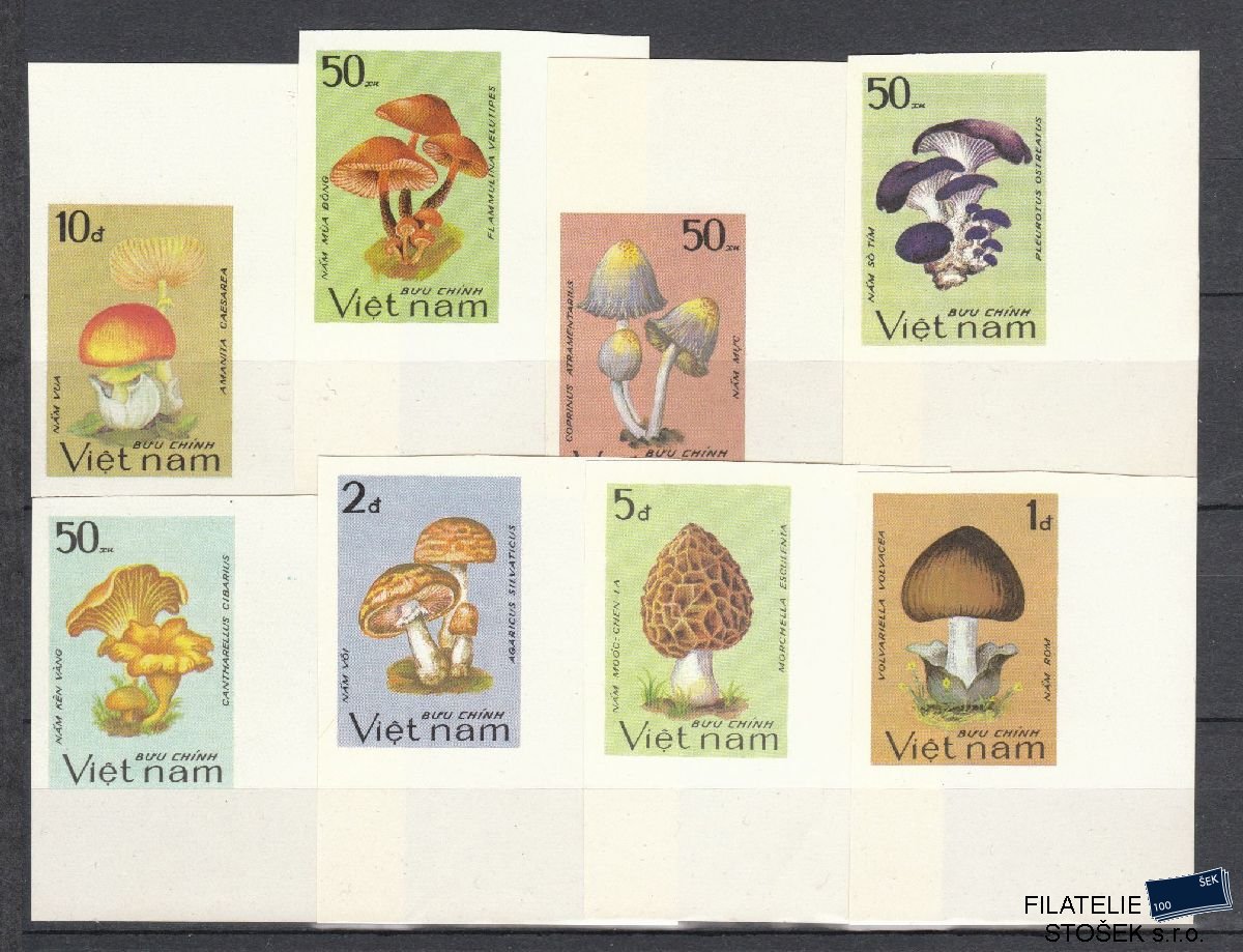 Vietnam známky Mi 1371-78 - Stříhané