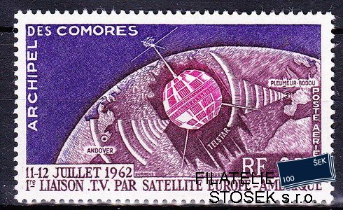 Comores známky 1962-3 Telecomunication