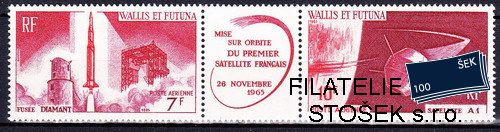 Wallis et Futuna známky 1966 Satelite