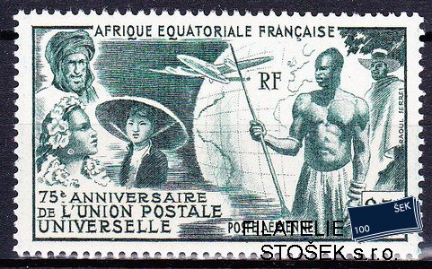 Afrique equat. známky 1949 U.P.U.