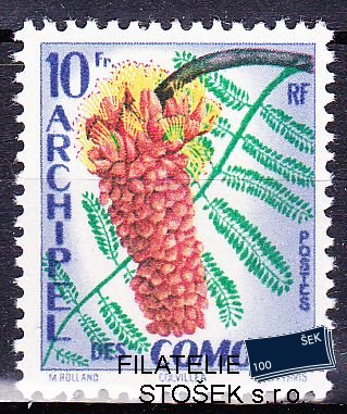 Comores známky 1958-9 Flore local