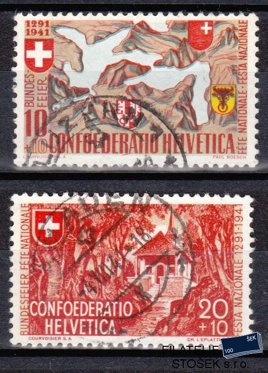 Švýcarsko známky Mi 396-397