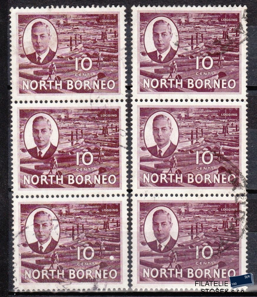 North Borneo známky Mi 283 pásky