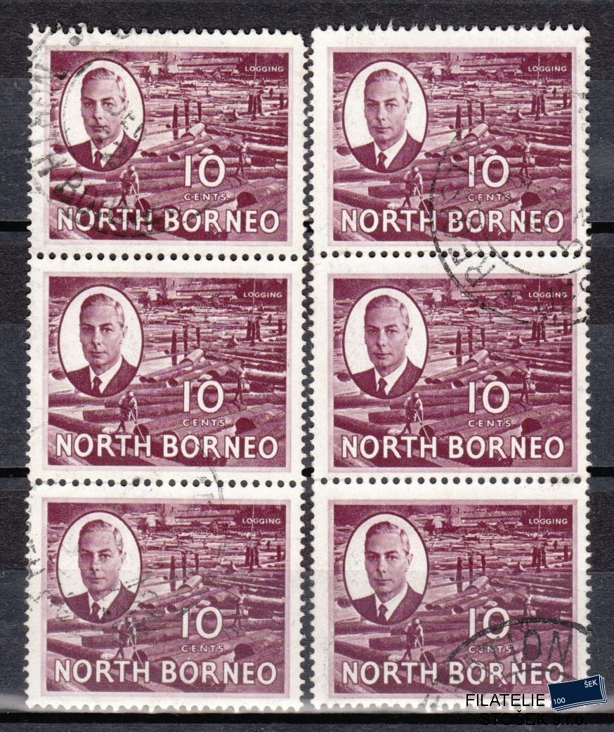North Borneo známky Mi 283 pásky