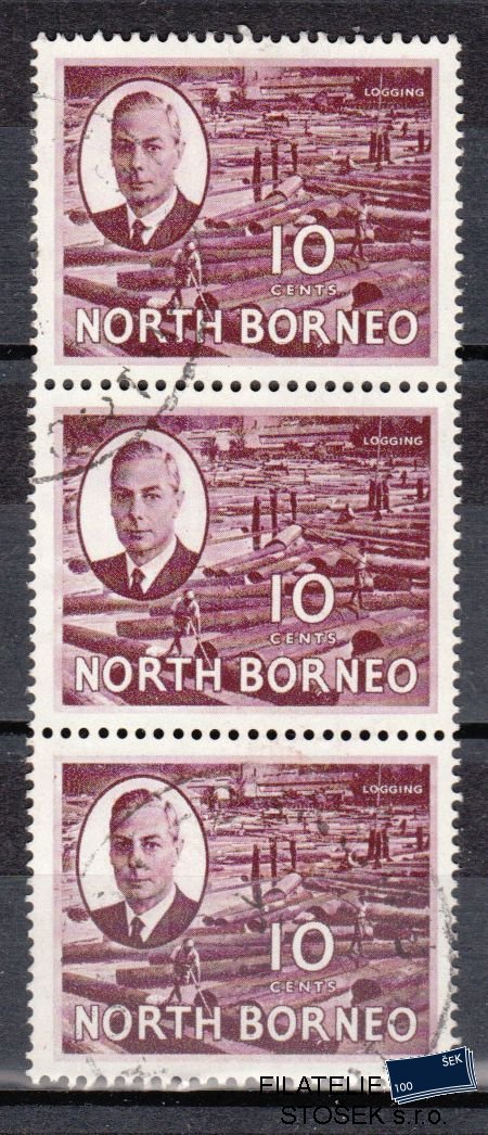 North Borneo známky Mi 283 páska