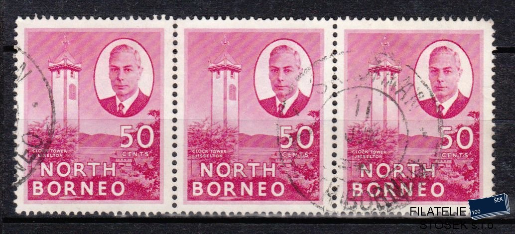 North Borneo známky Mi 287 3 páska