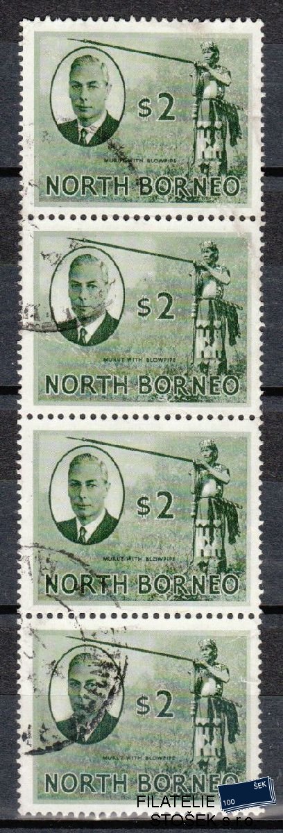 North Borneo známky Mi 289 4 páska
