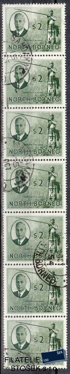 North Borneo známky Mi 289 7 páska