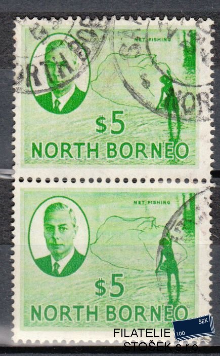 North Borneo známky Mi 290 2 páska