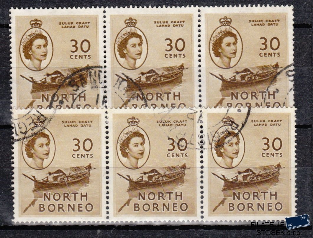 North Borneo známky Mi 303 Pásky