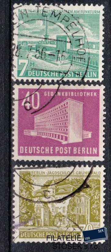 Berlín známky Mi 121-23