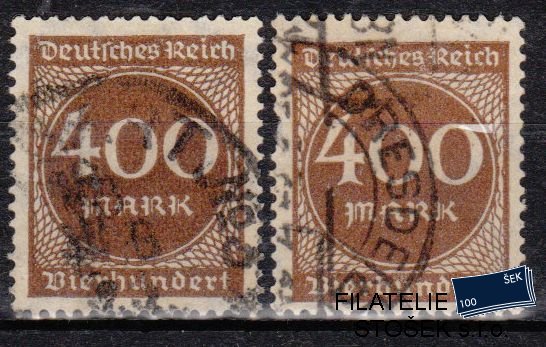 Dt. Reich známky Mi 271 Barvy