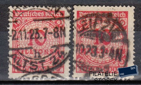 Dt. Reich známky Mi 318 Barvy
