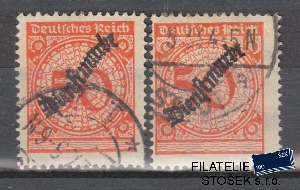 Dt. Reich známky Mi D 103 Sestava