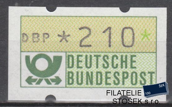 Bundes známky Mi A 1 - 210 PFG