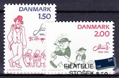 Dánsko známky Mi 764-5