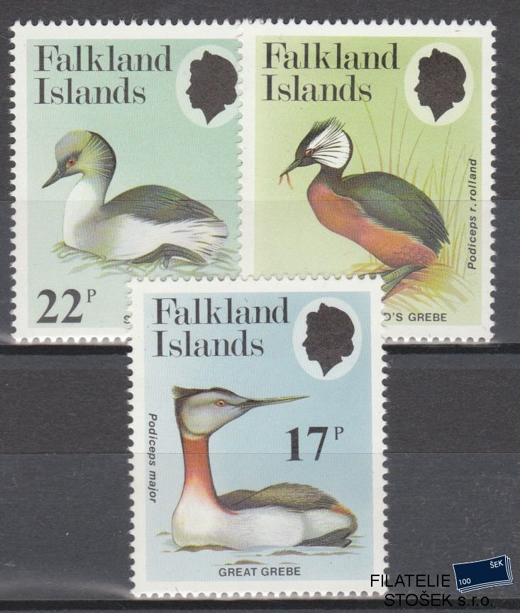 Falkland Islands známky Mi 412-14 - Ptáci