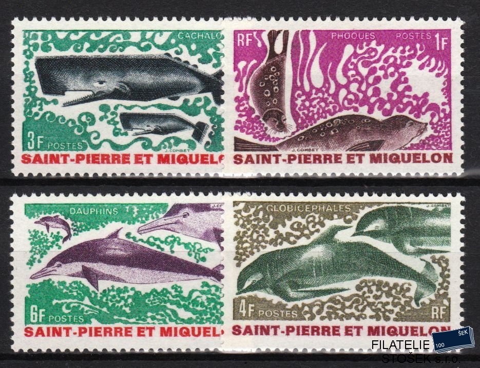 St. Pierre & Miquelon známky Mi 443-46 - Ryby