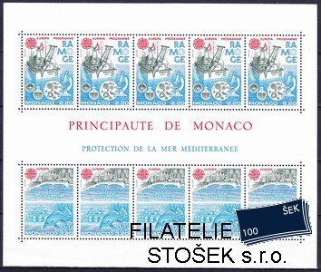 Monako známky Mi 1746-7 (Bl.32)